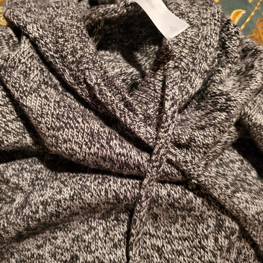 GAP Marled Knit Hooded Pullover - Heather Gray - Picture 13 of 13